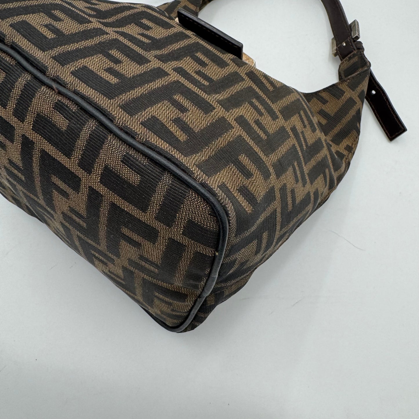 Fendi Tobacco Zucca Hobo Shoulder Bag