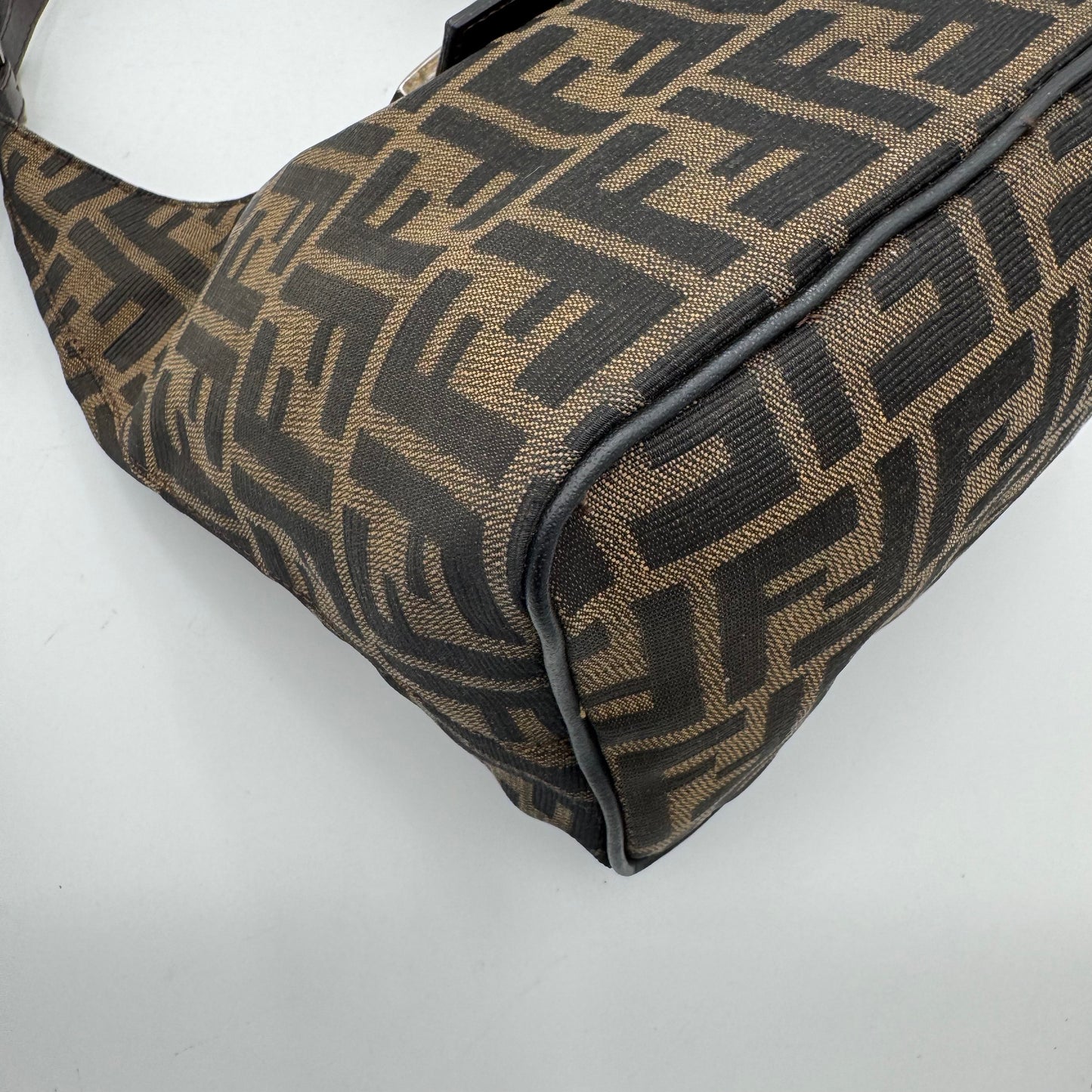 Fendi Tobacco Zucca Hobo Shoulder Bag