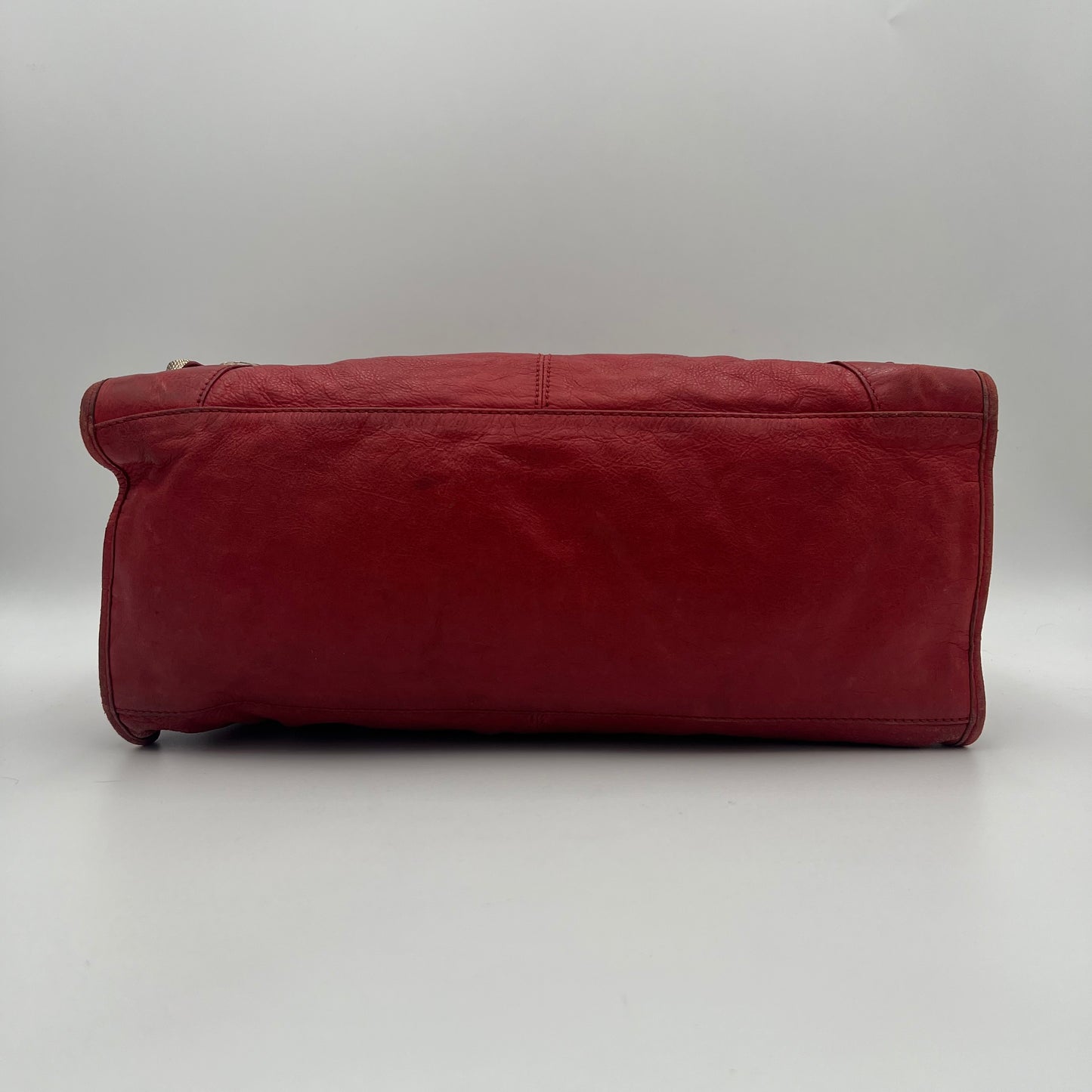 Balenciaga Red Leather Giant 21 Part Time Bag SHW