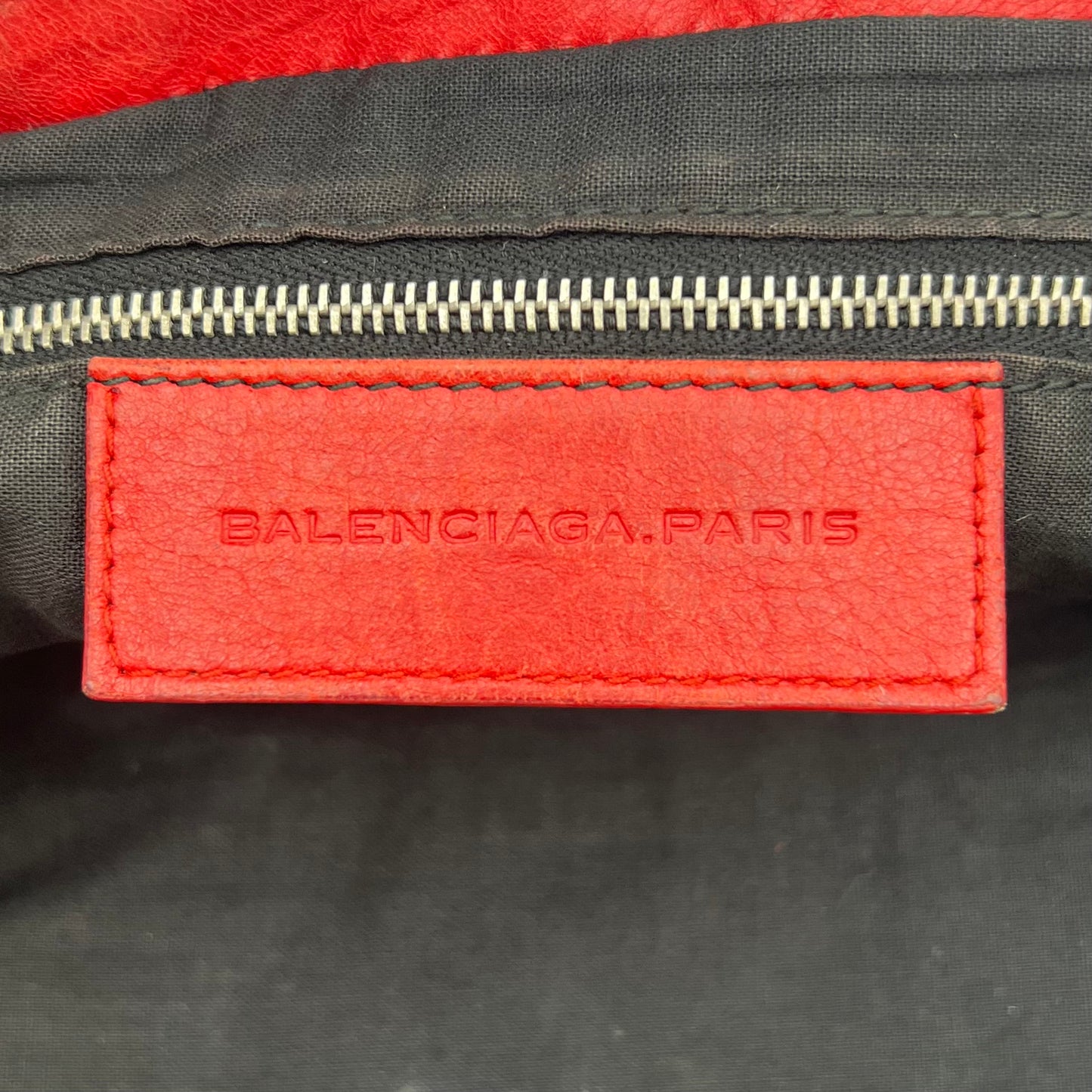 Balenciaga Red Leather Giant 21 Part Time Bag SHW