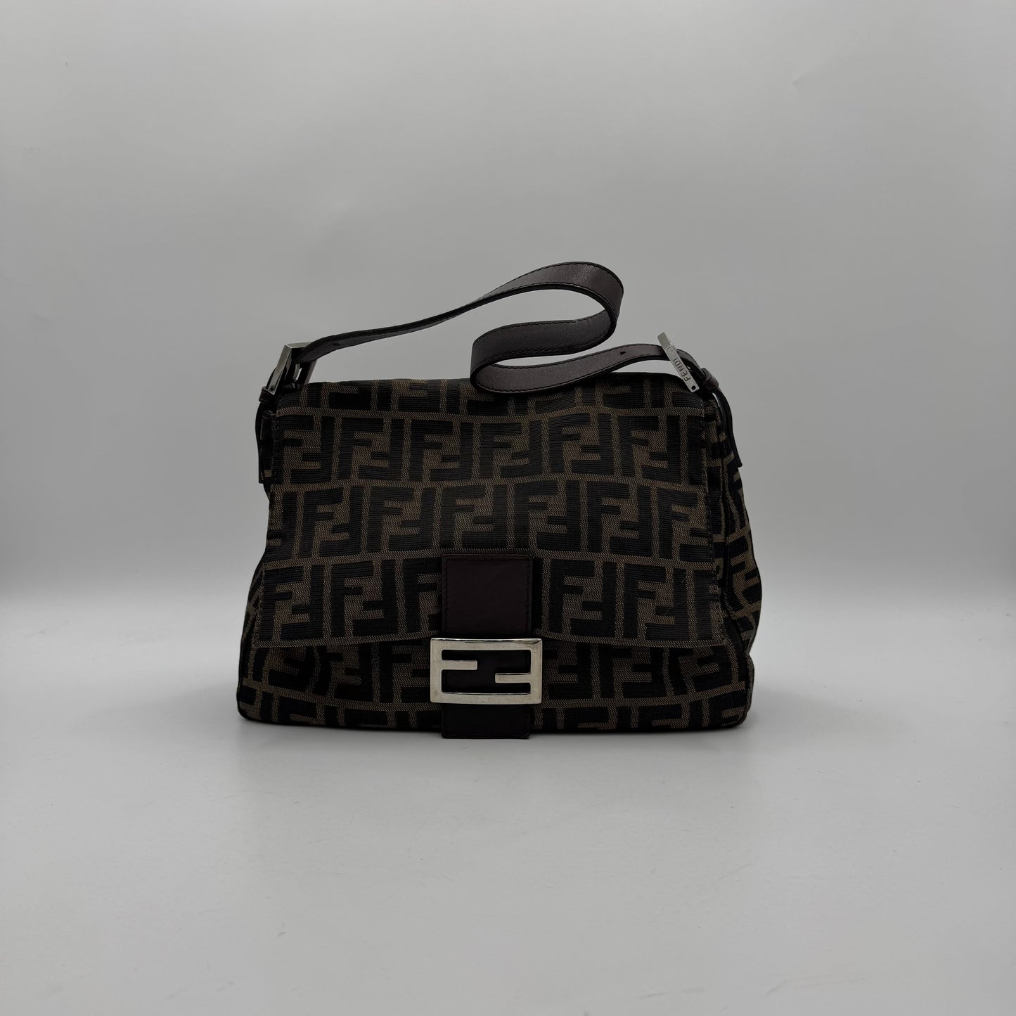 Fendi Tobacco Zucca Mamma Baguette