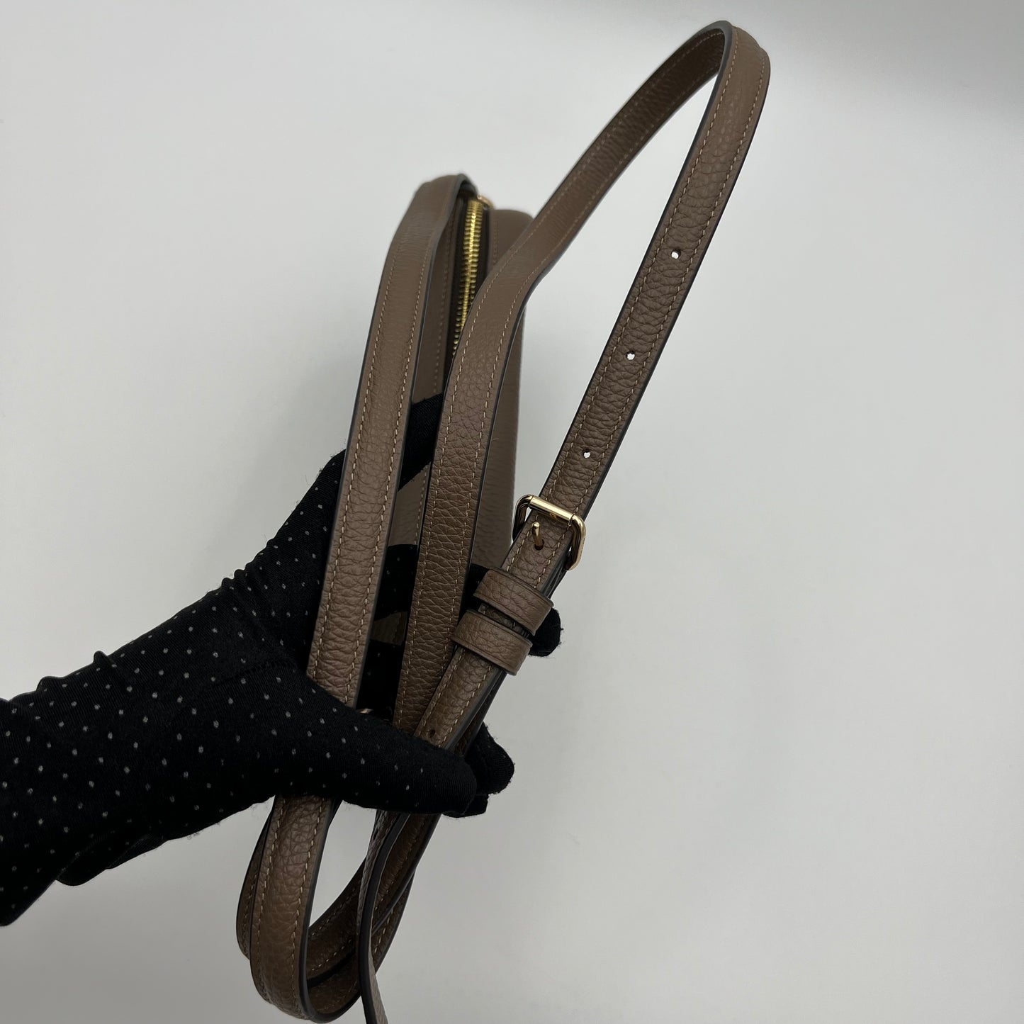 Coach Brown Leather Mini Jamie Crossbody