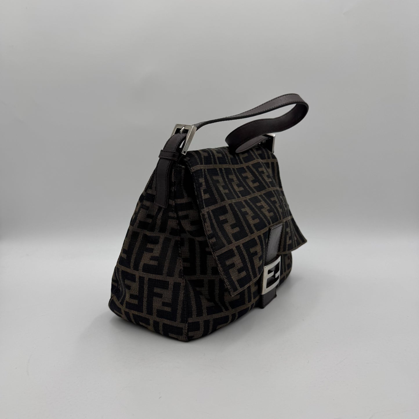 Fendi Tobacco Zucca Mamma Baguette