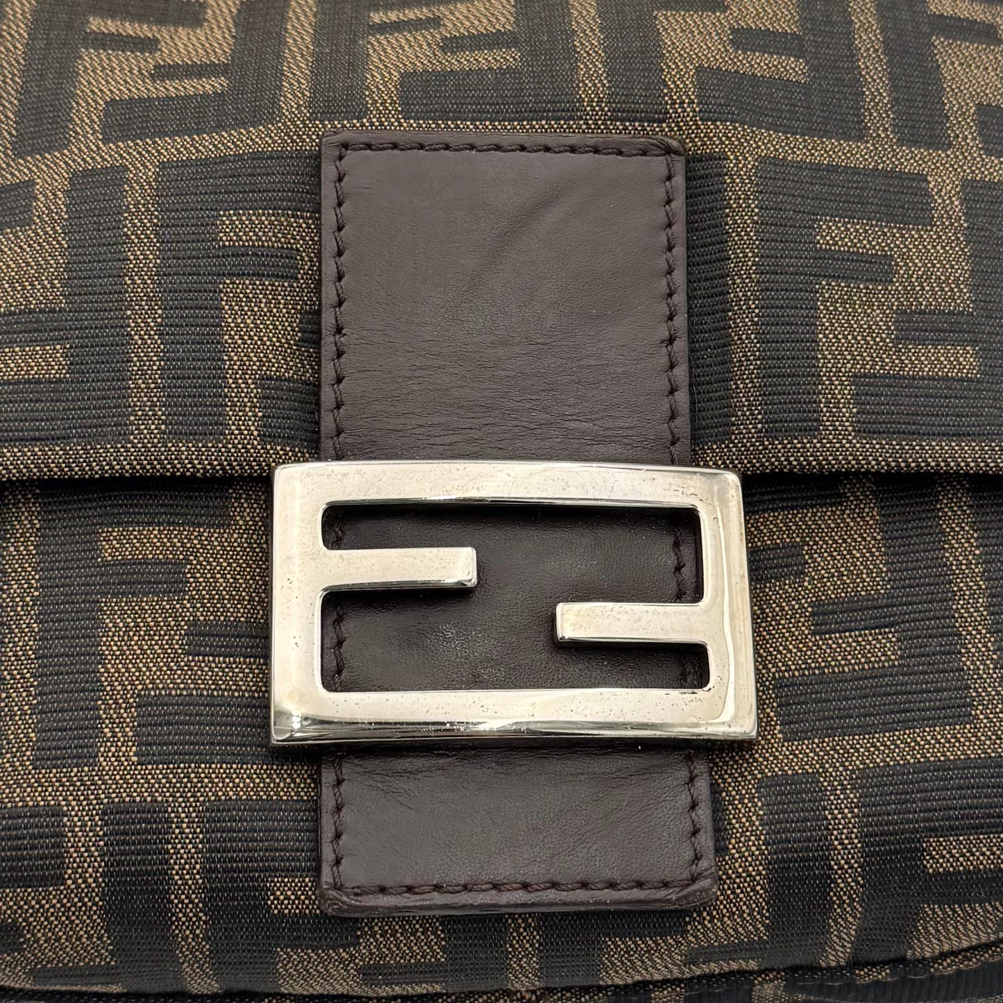 Fendi Tobacco Zucca Mamma Baguette