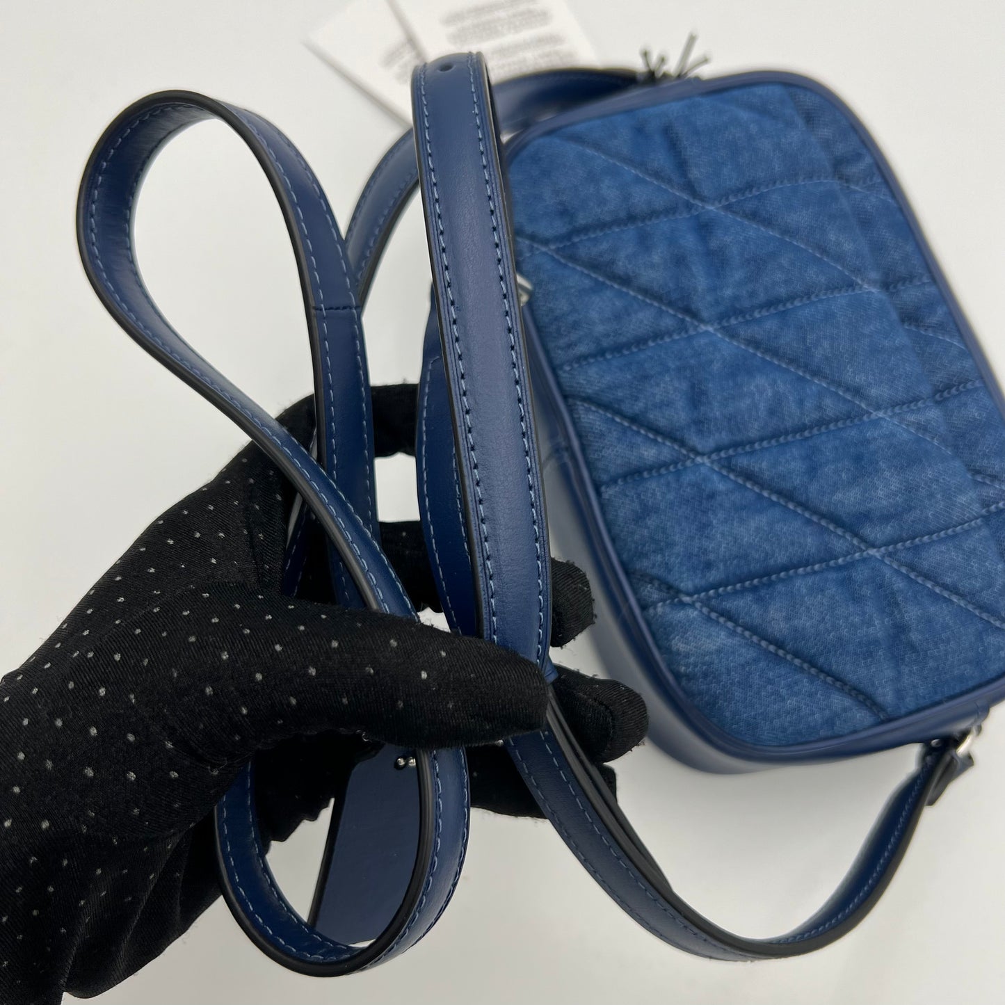 Coach Quilted Denim Mini Jamie Crossbody