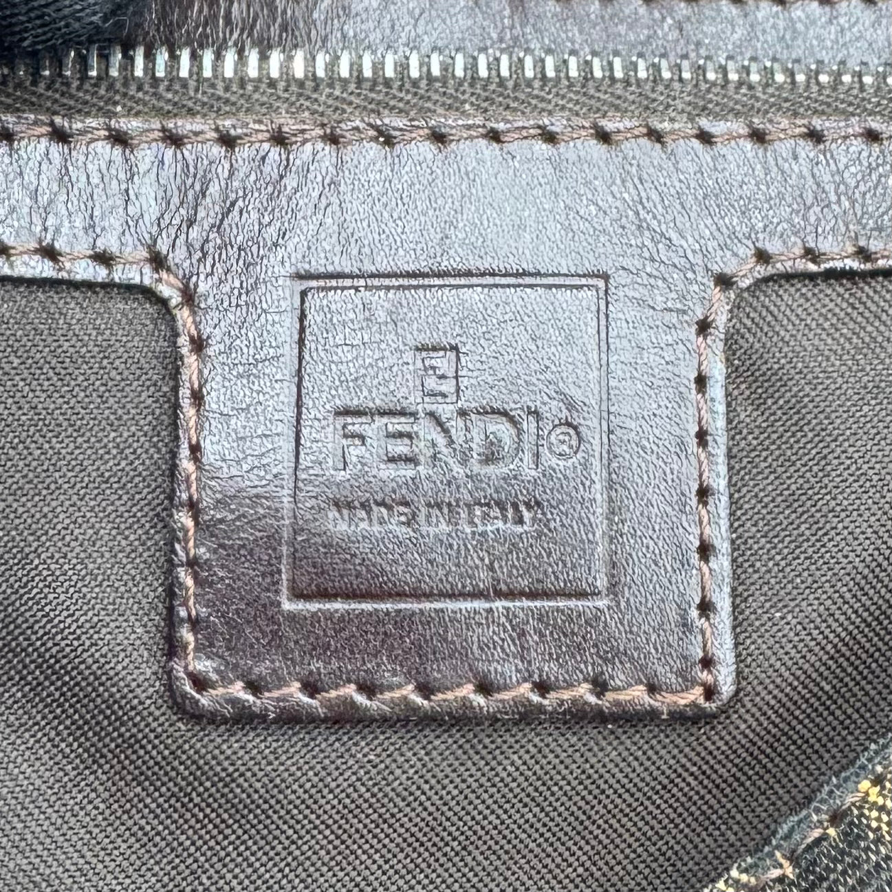 Fendi Tobacco Zucca Mamma Baguette