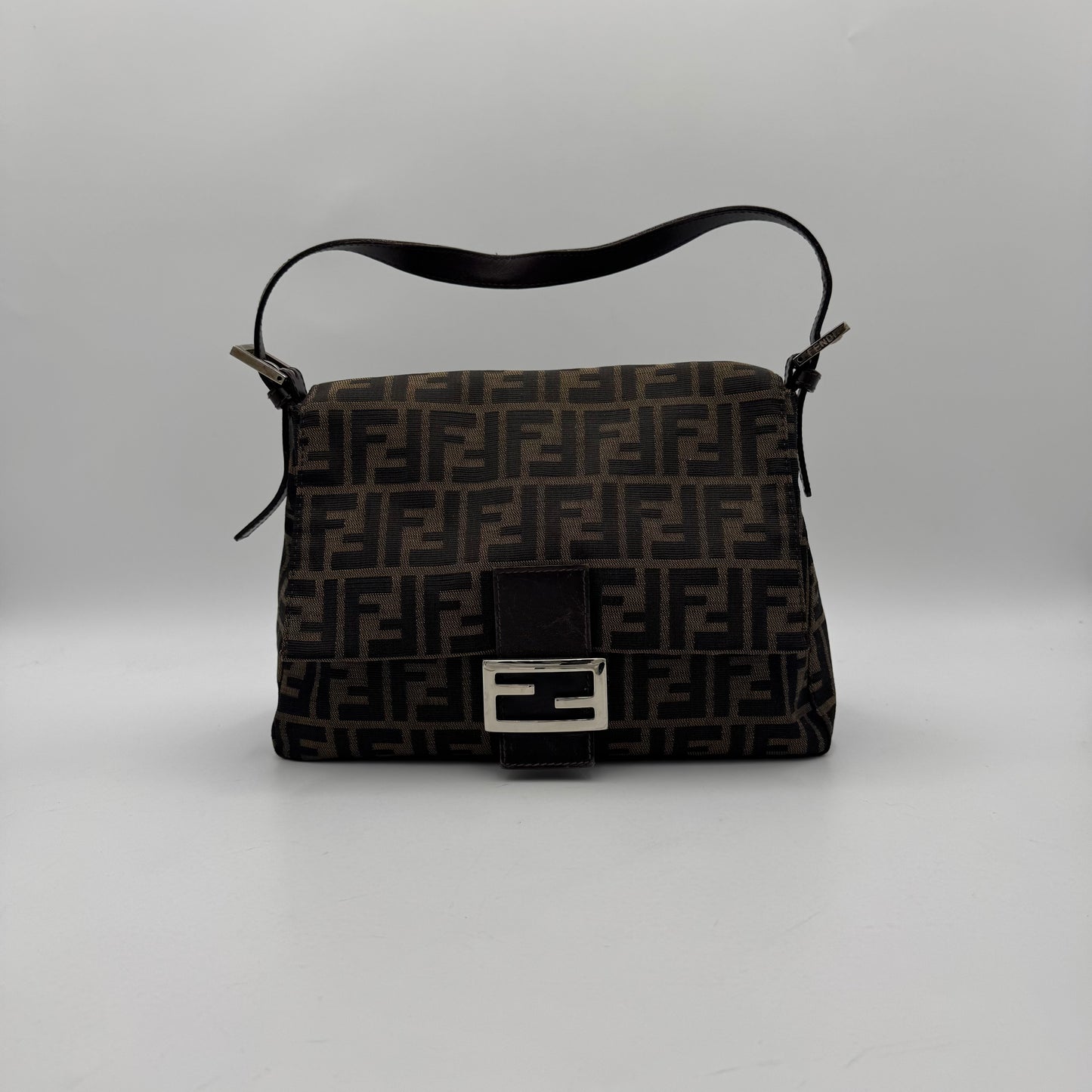 Fendi Tobacco Zucca Mamma Baguette
