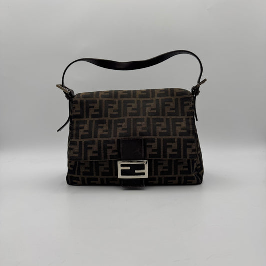 Fendi Tobacco Zucca Mamma Baguette