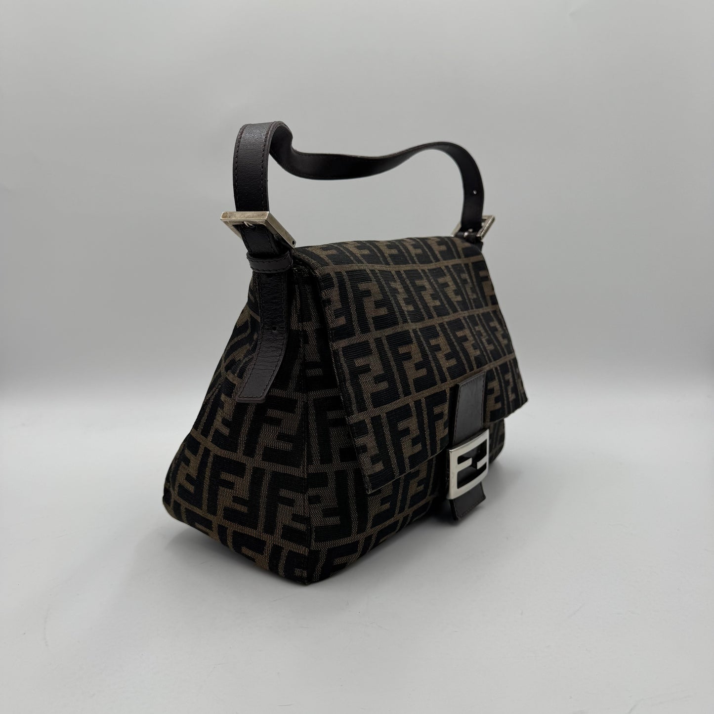 Fendi Tobacco Zucca Mamma Baguette