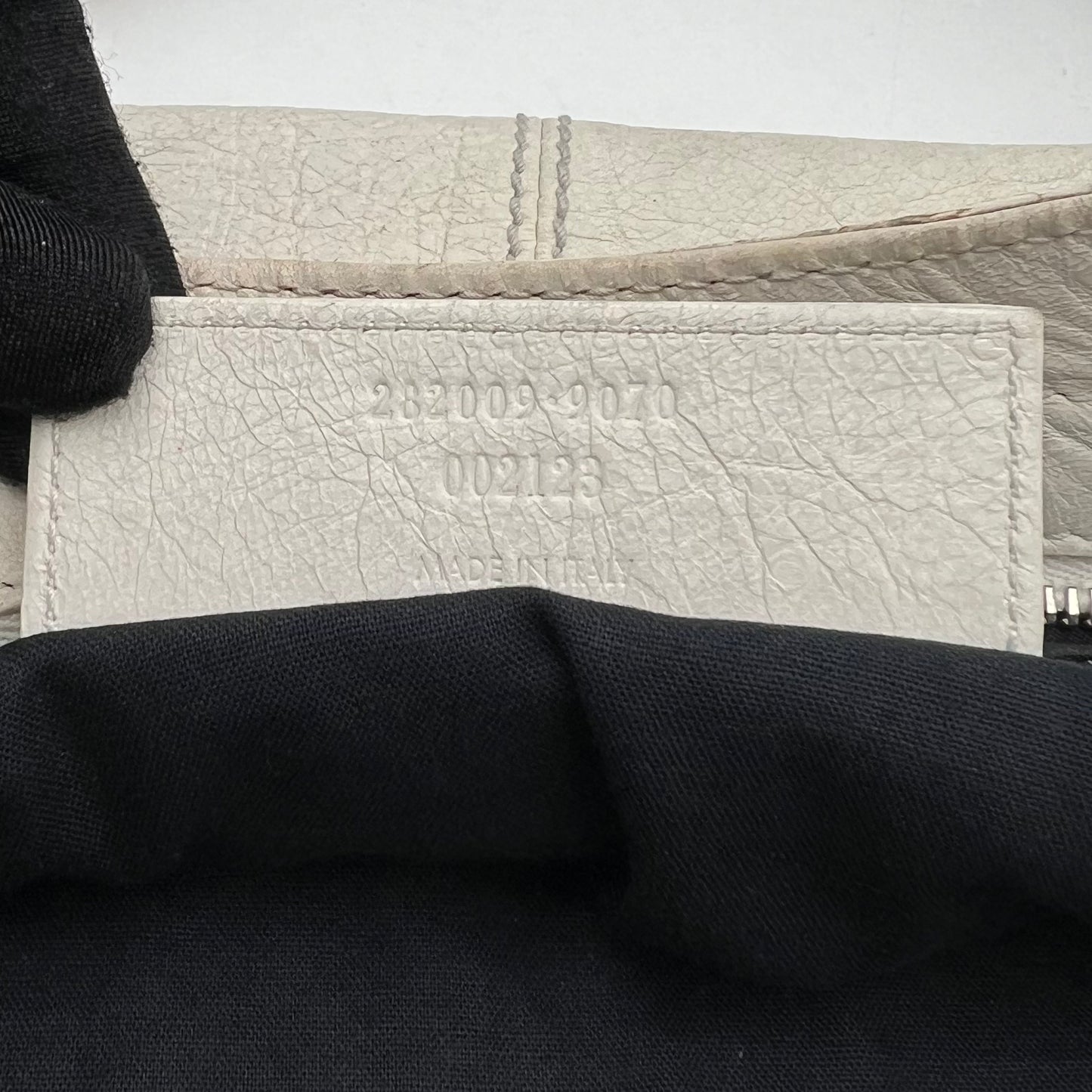 Balenciaga White Leather Giant 12 Part Time SHW
