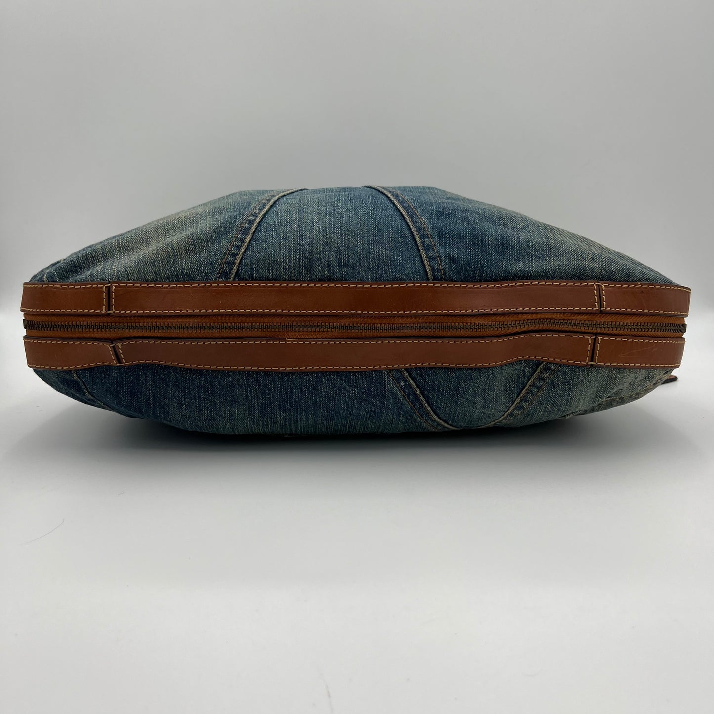 Ralph Lauren Vintage Denim Large Hobo Bag