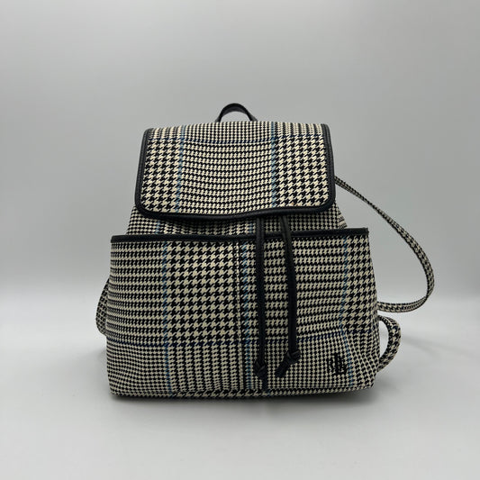 Ralph Lauren Houndstooth Flap Backpack