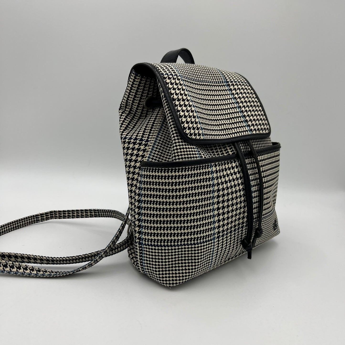 Ralph Lauren Houndstooth Flap Backpack