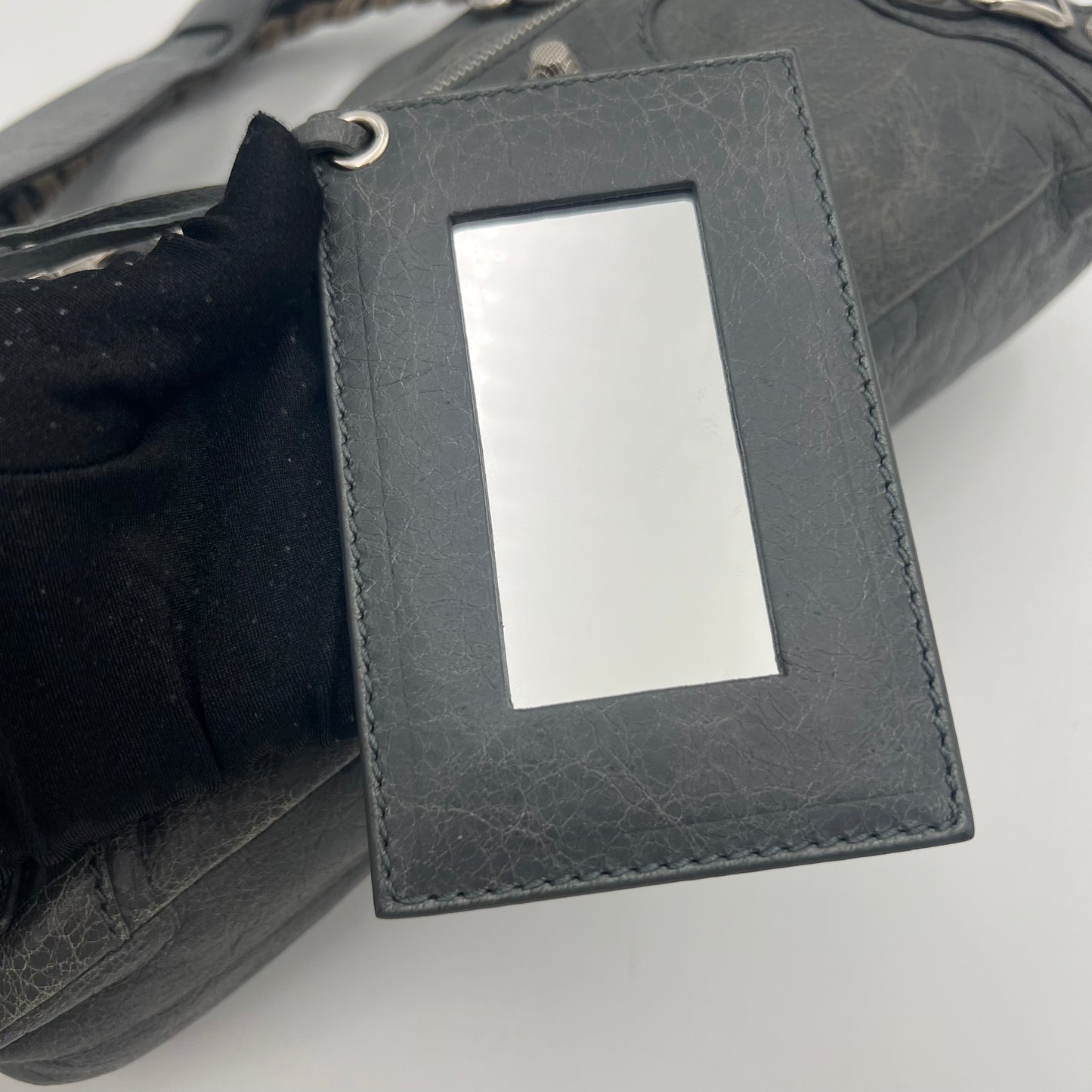 Balenciaga Gray Leather Giant 12 First Bag SHW