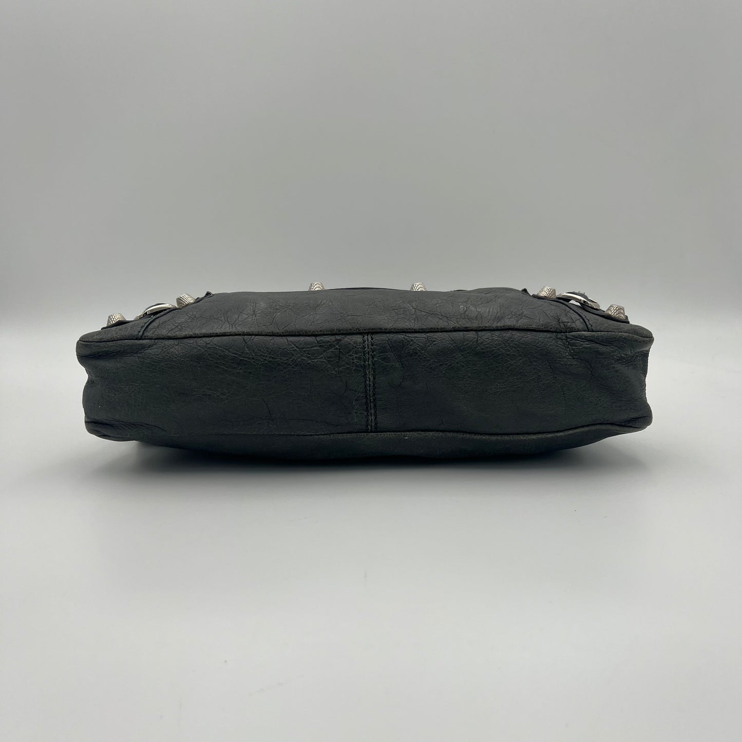 Balenciaga Gray Leather Giant 12 First Bag SHW