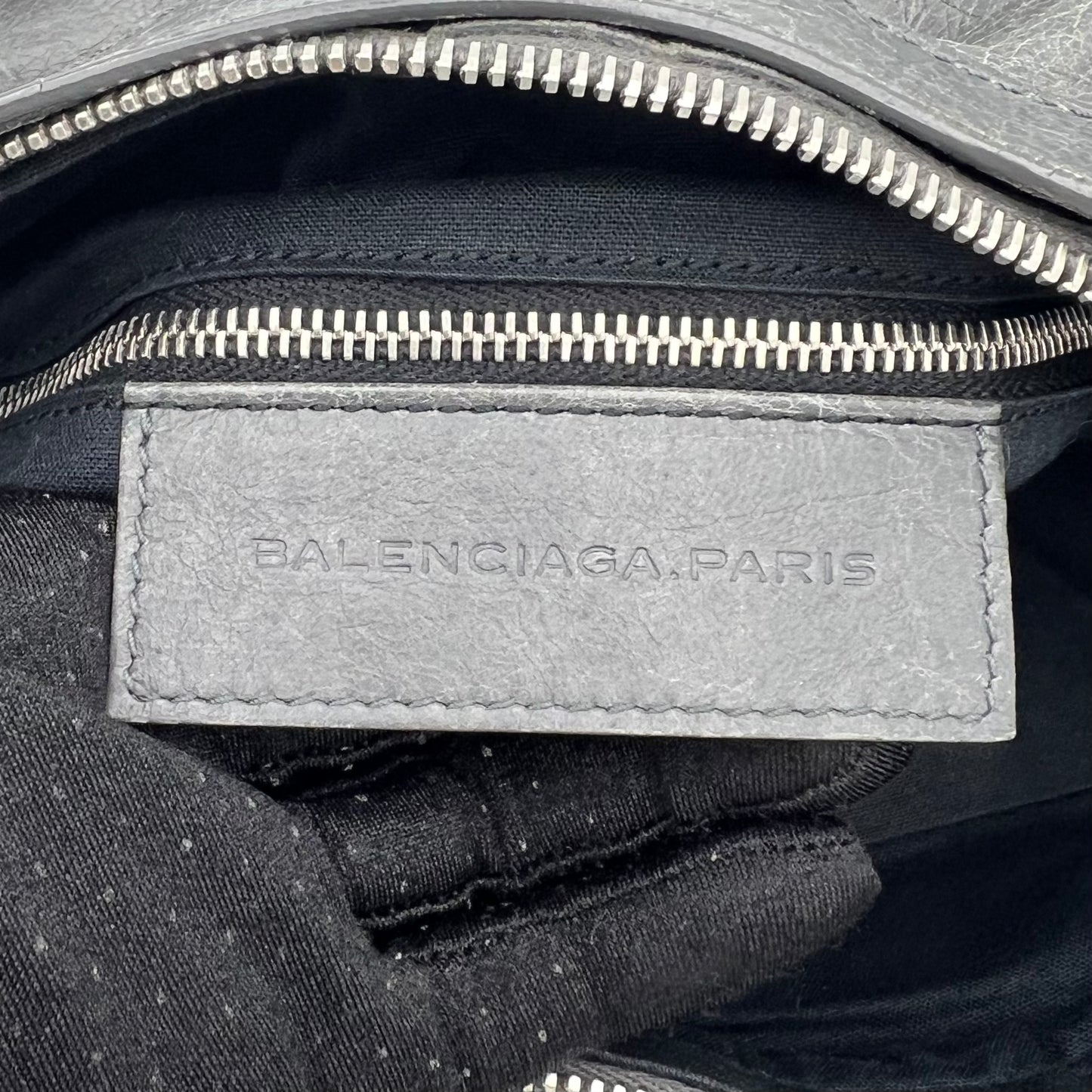 Balenciaga Gray Leather Giant 12 First Bag SHW