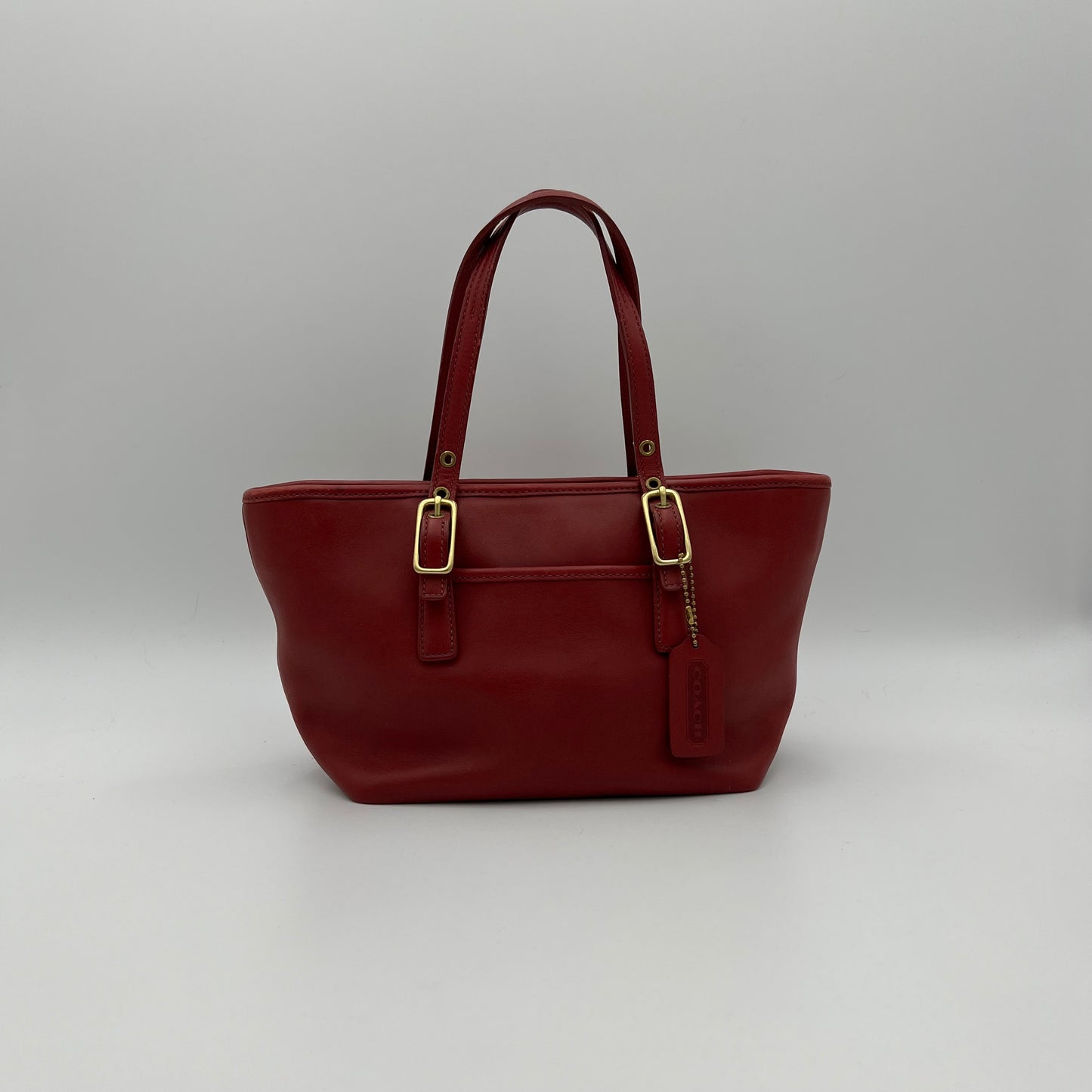 Coach Red Legacy Market Mini Tote