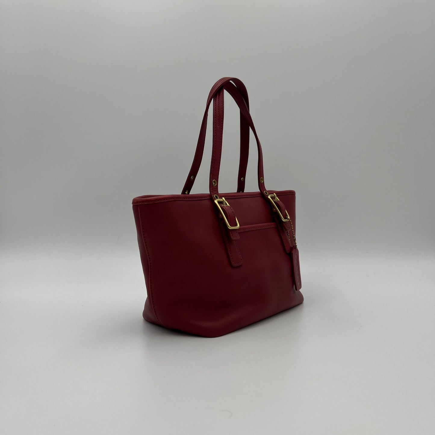 Coach Red Legacy Market Mini Tote