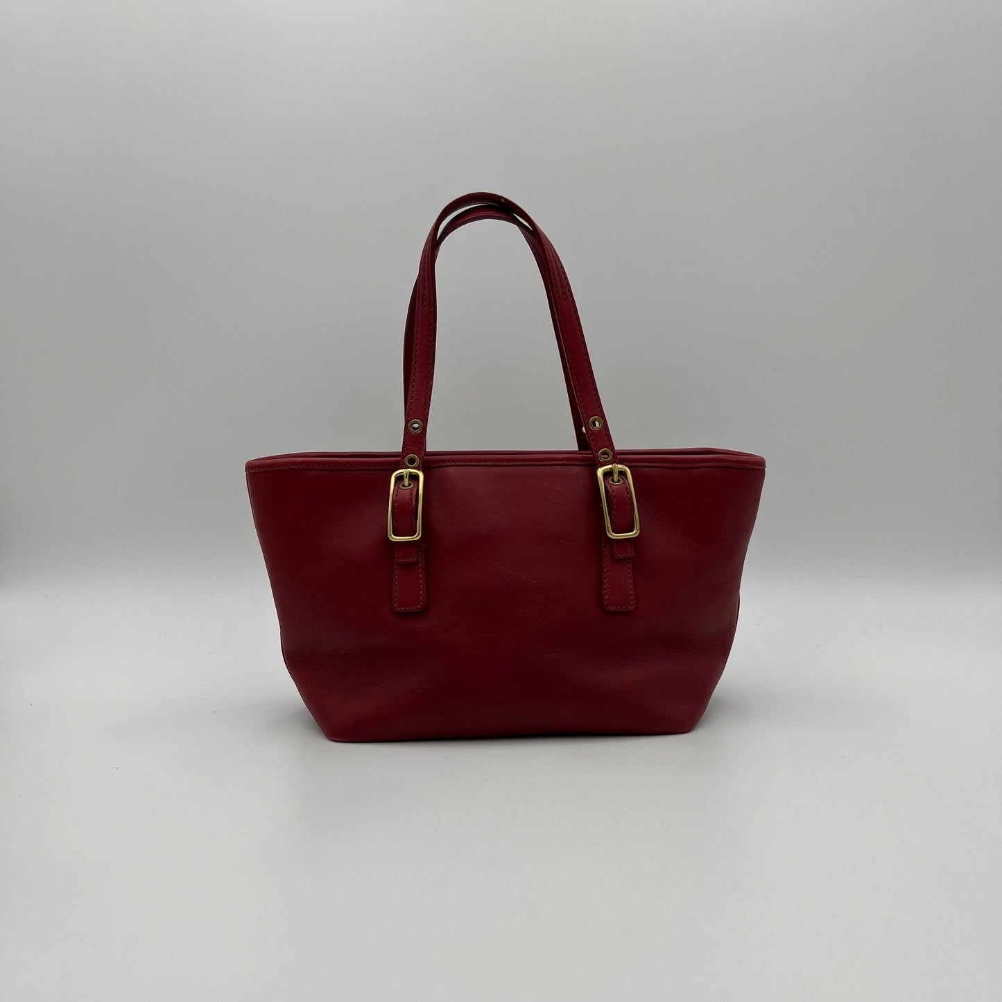 Coach Red Legacy Market Mini Tote