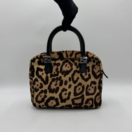 Fendi Leopard Pony Hair Handbag