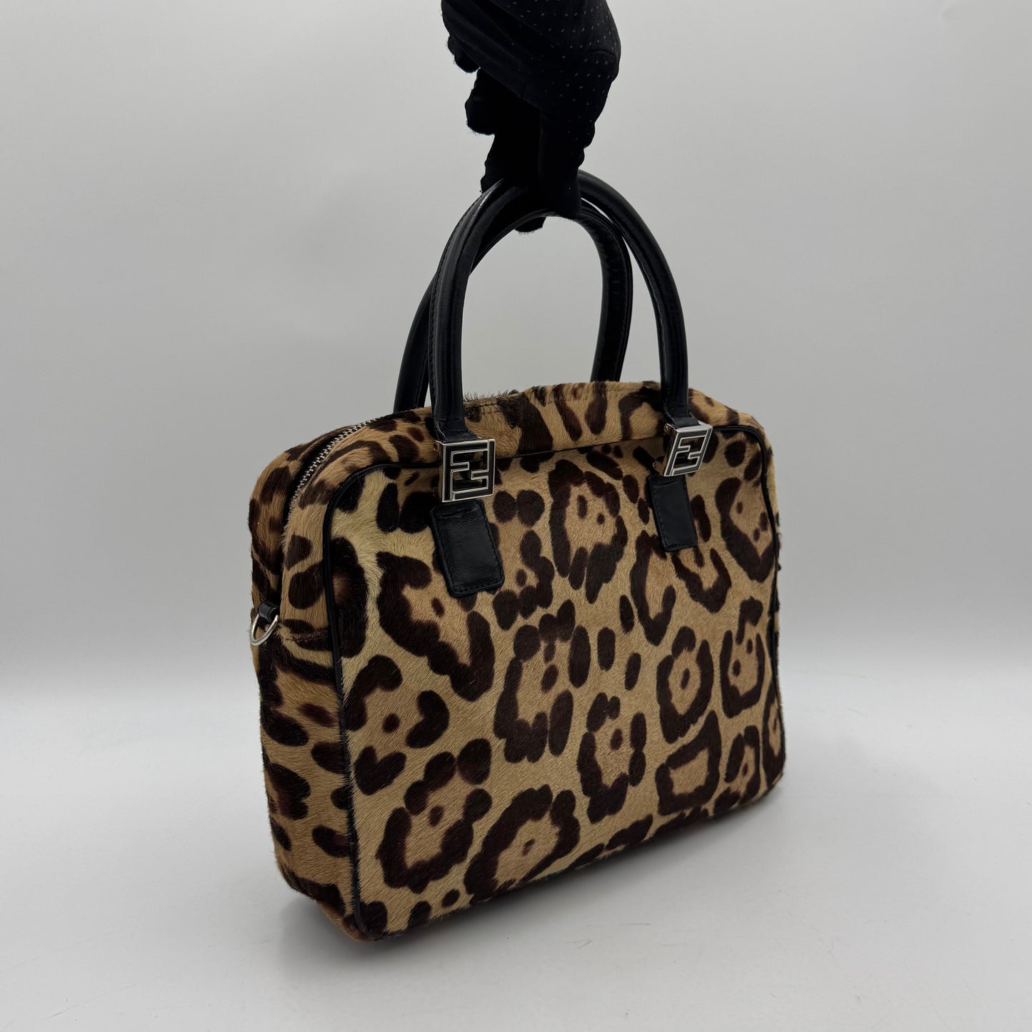 Fendi Leopard Pony Hair Handbag