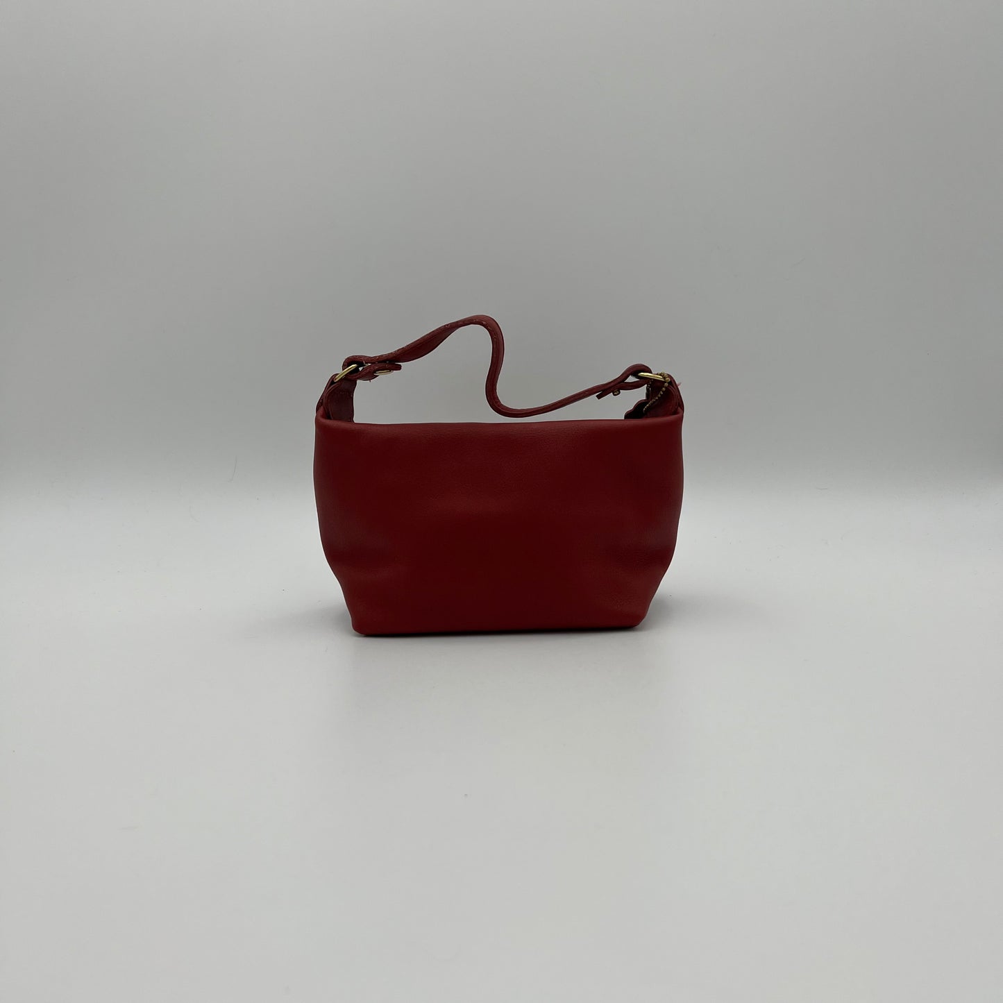 Coach Vintage Red Leather Mini Handbag