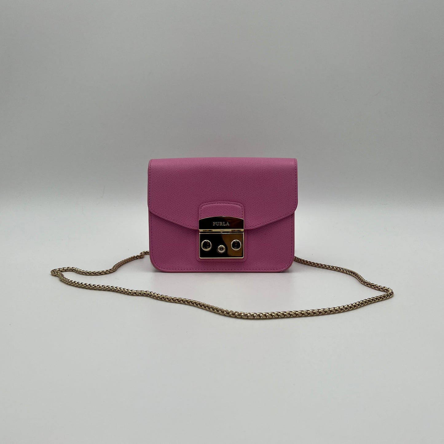Furla Barbie Pink Mini Metropolis Crossbody