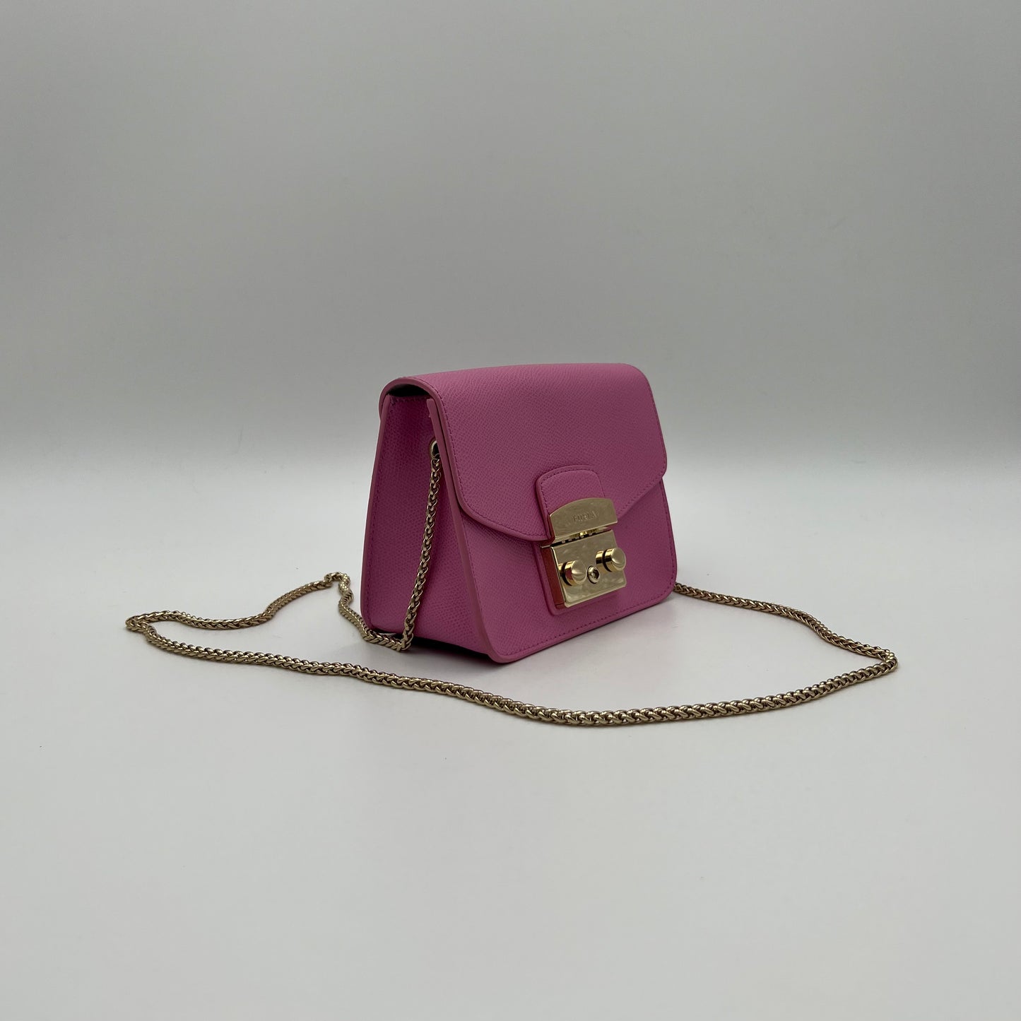 Furla Barbie Pink Mini Metropolis Crossbody