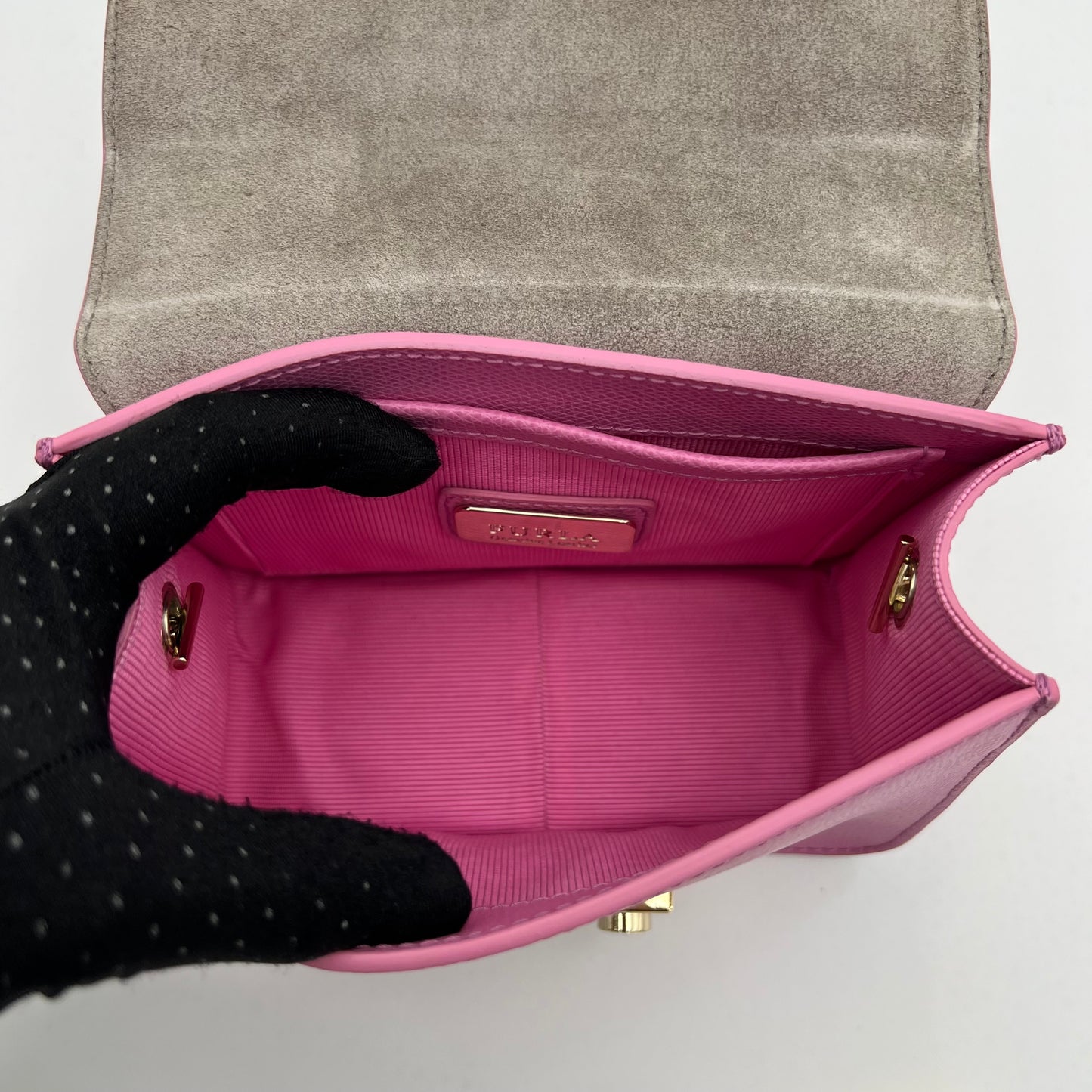 Furla Barbie Pink Mini Metropolis Crossbody