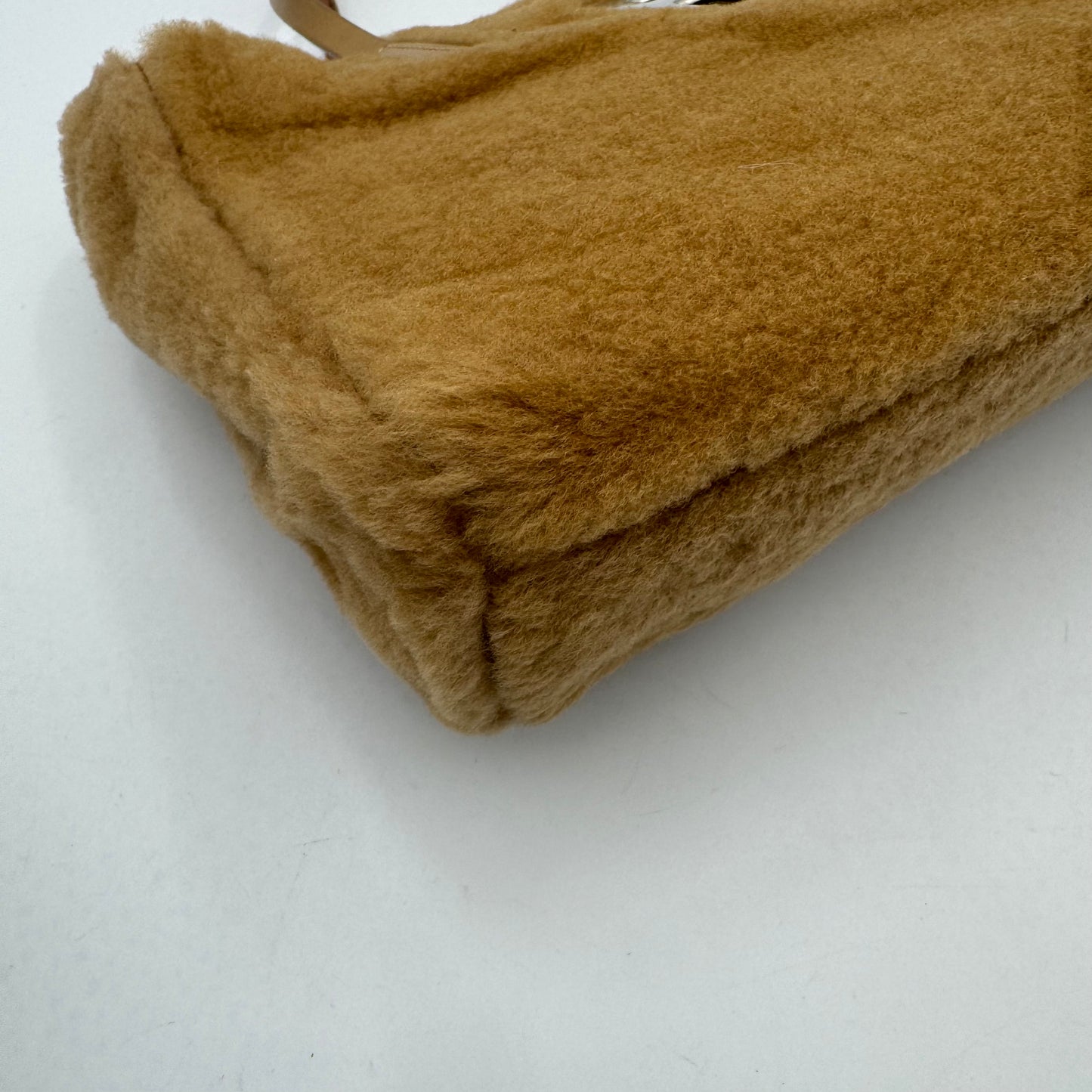 Fendi Light Brown Fur Shearling FF Handbag