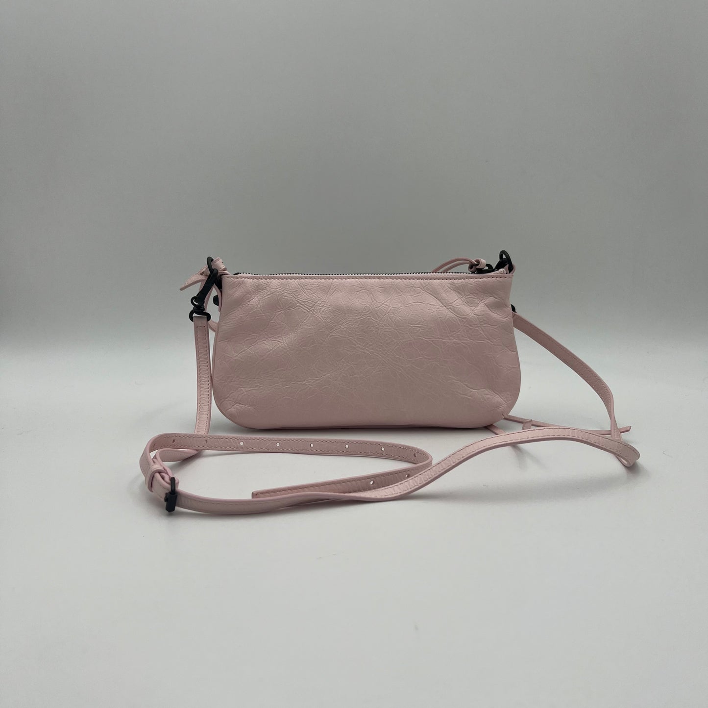 Balenciaga Petal Pink Le City Pouch On Strap