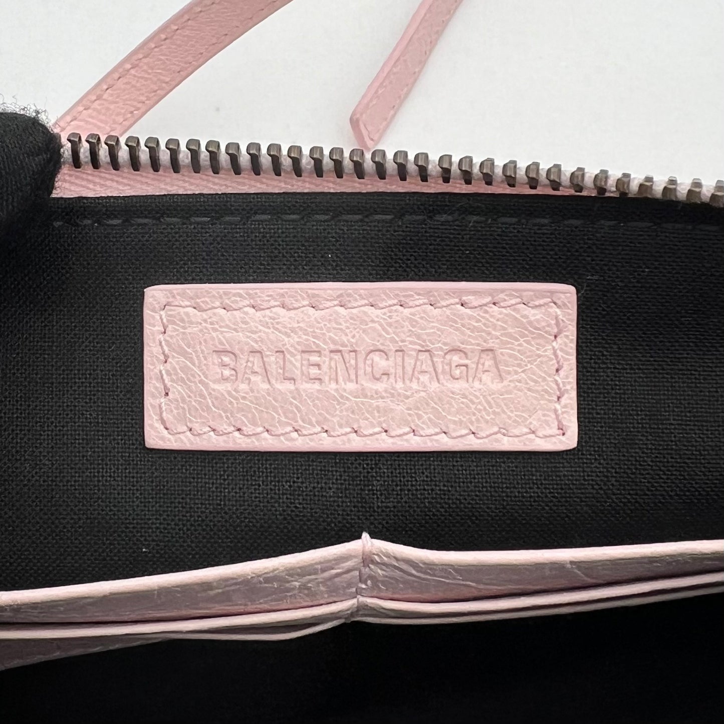 Balenciaga Petal Pink Le City Pouch On Strap