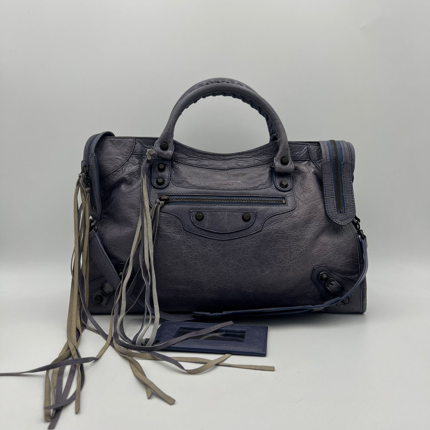 Balenciaga Glycine Lilac Leather Classic First
