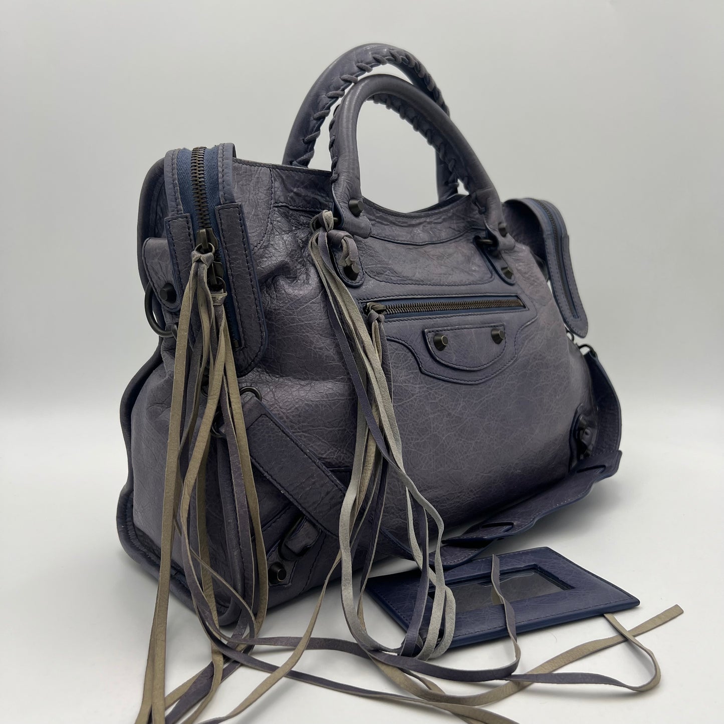 Balenciaga Glycine Lilac Leather Classic City