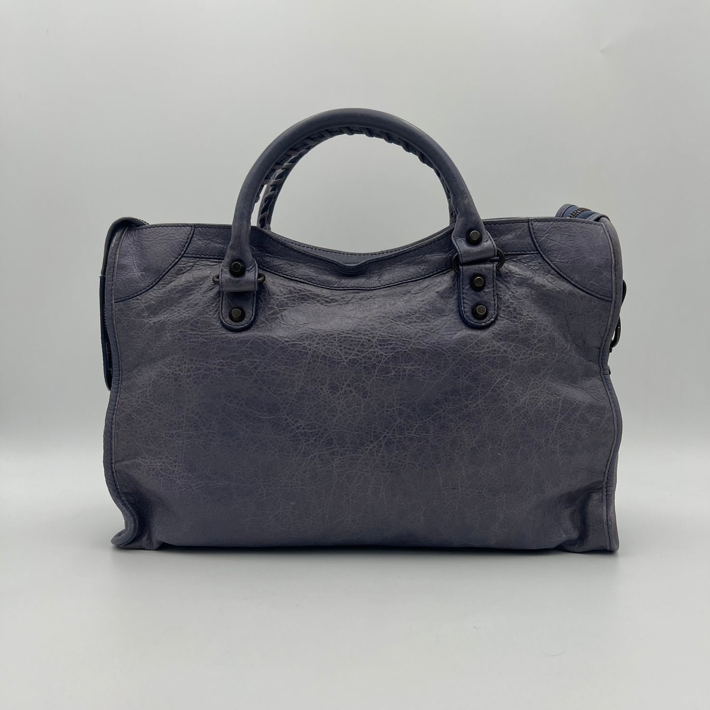 Balenciaga Glycine Lilac Leather Classic First
