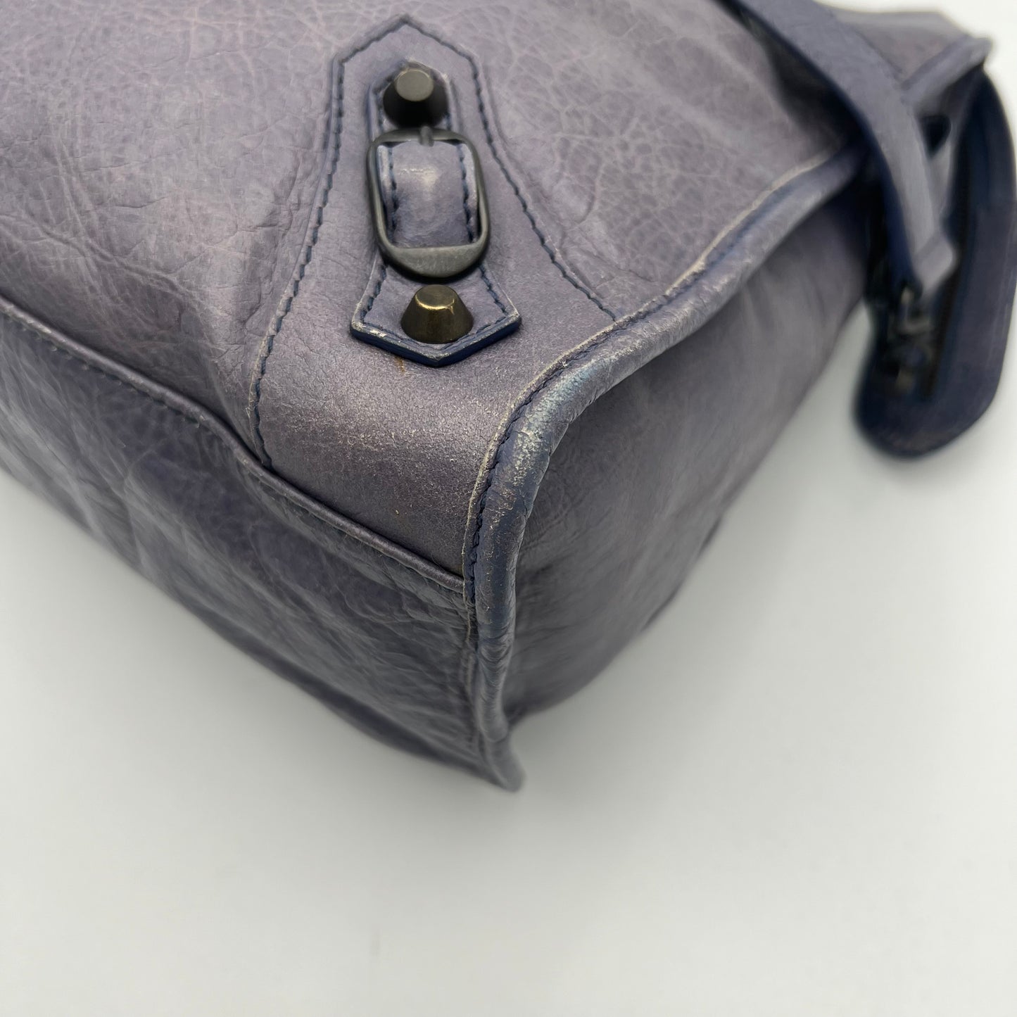 Balenciaga Glycine Lilac Leather Classic First