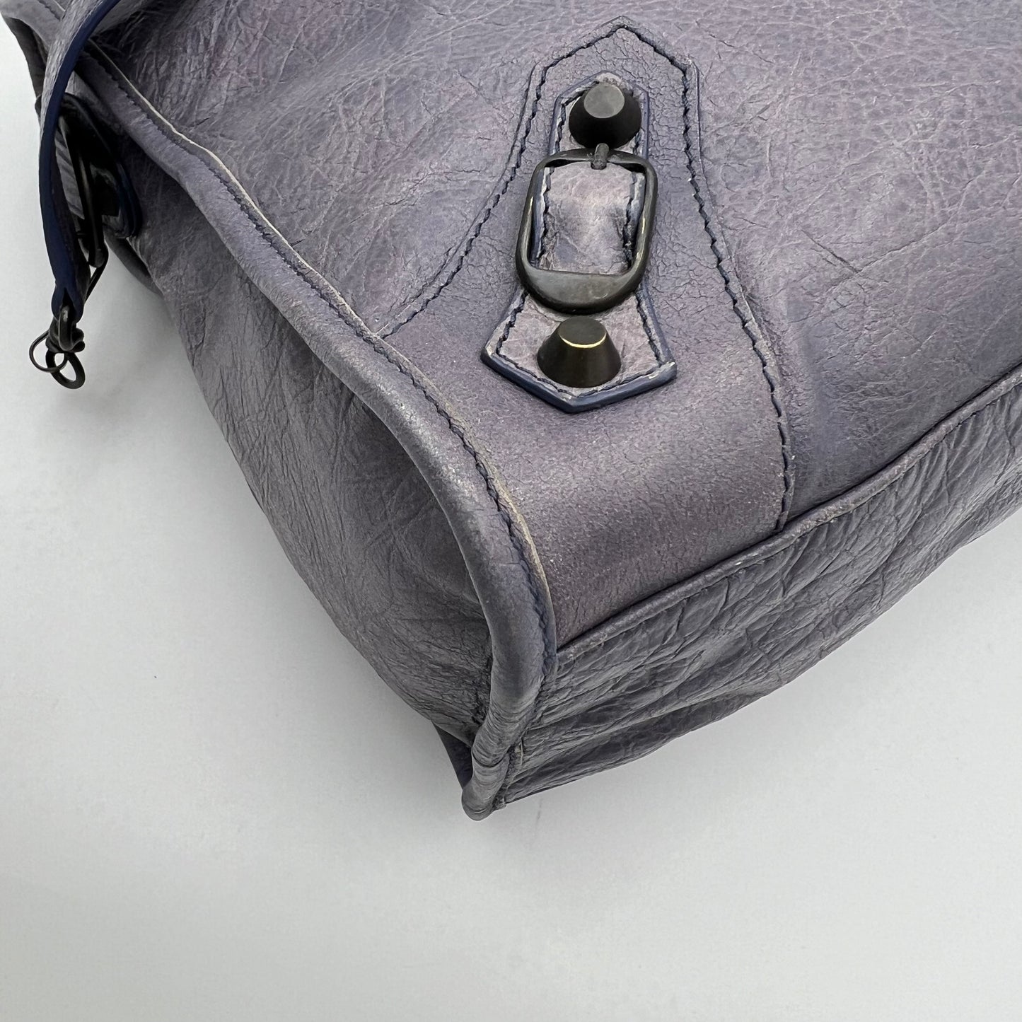 Balenciaga Glycine Lilac Leather Classic City