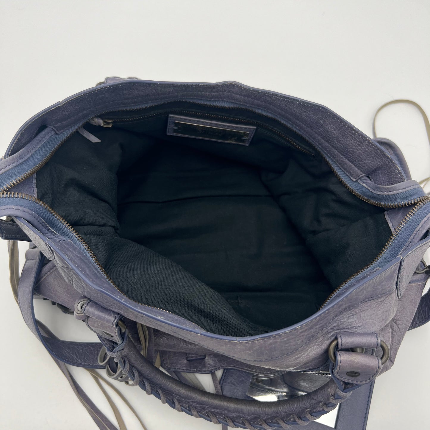 Balenciaga Glycine Lilac Leather Classic First