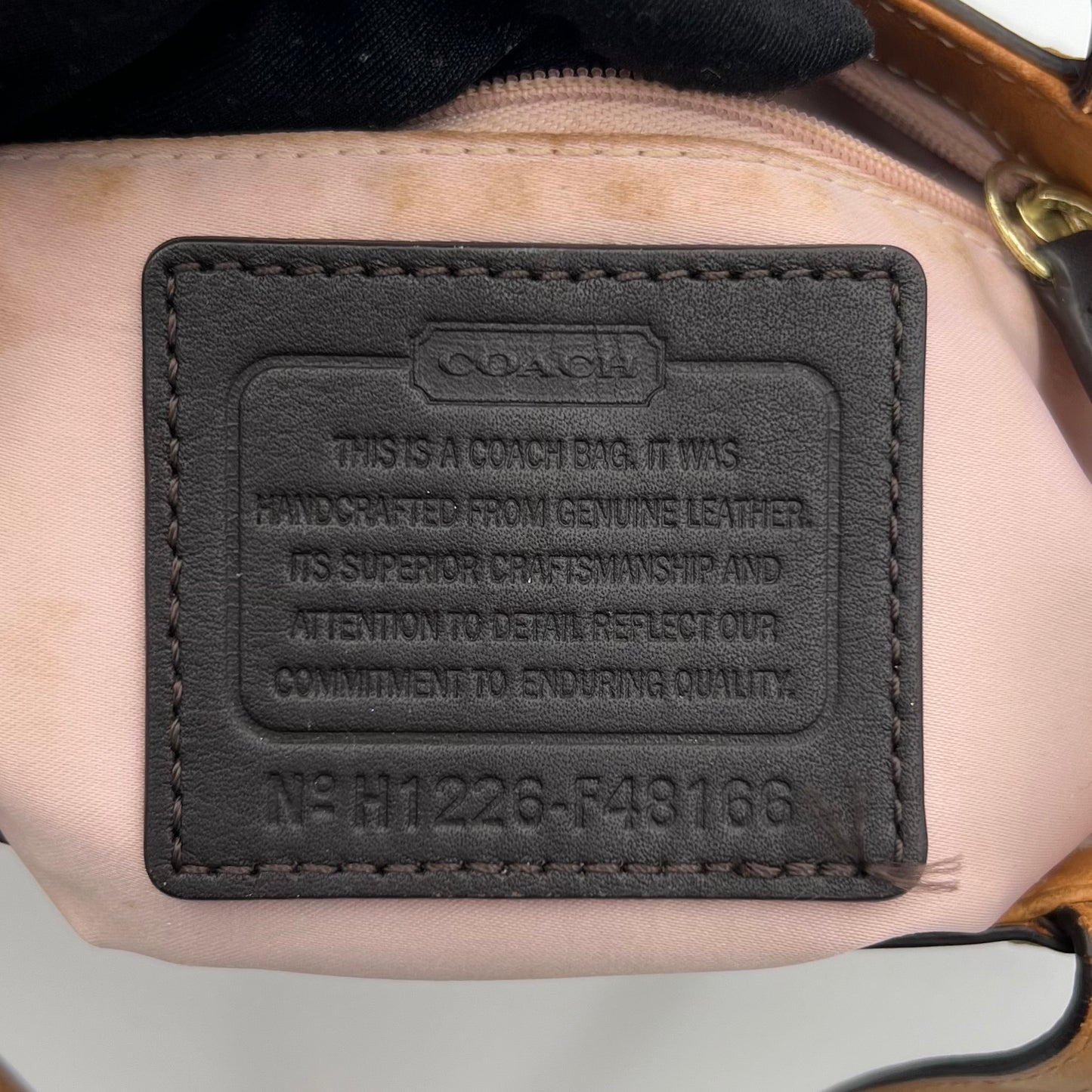 Coach Burgundy Peyton Embossed Patent Small Tote