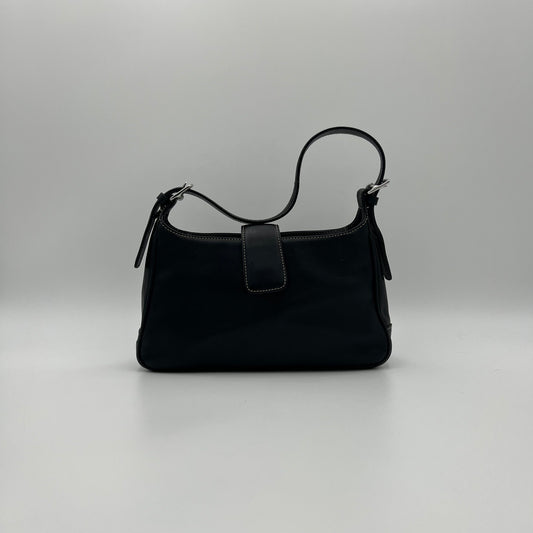 Coach Black Leather Hampton Shoulder Bag