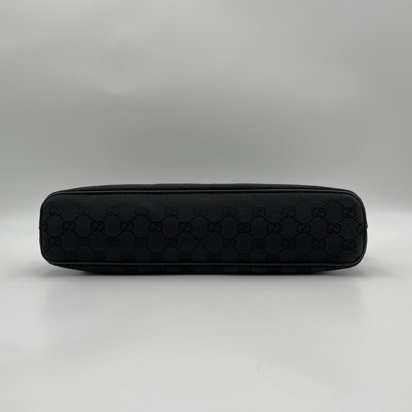 Gucci Black Monogram Canvas and Leather Ellington Shoulder Bag