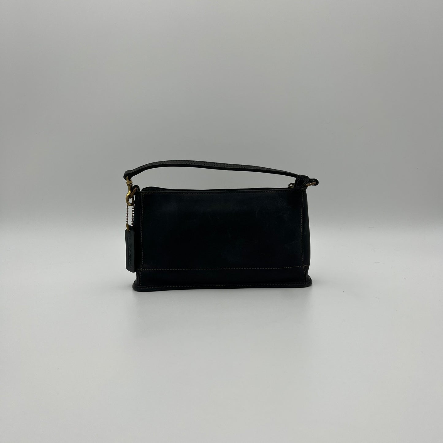 Coach Vintage Black Leather 9311 Pochette
