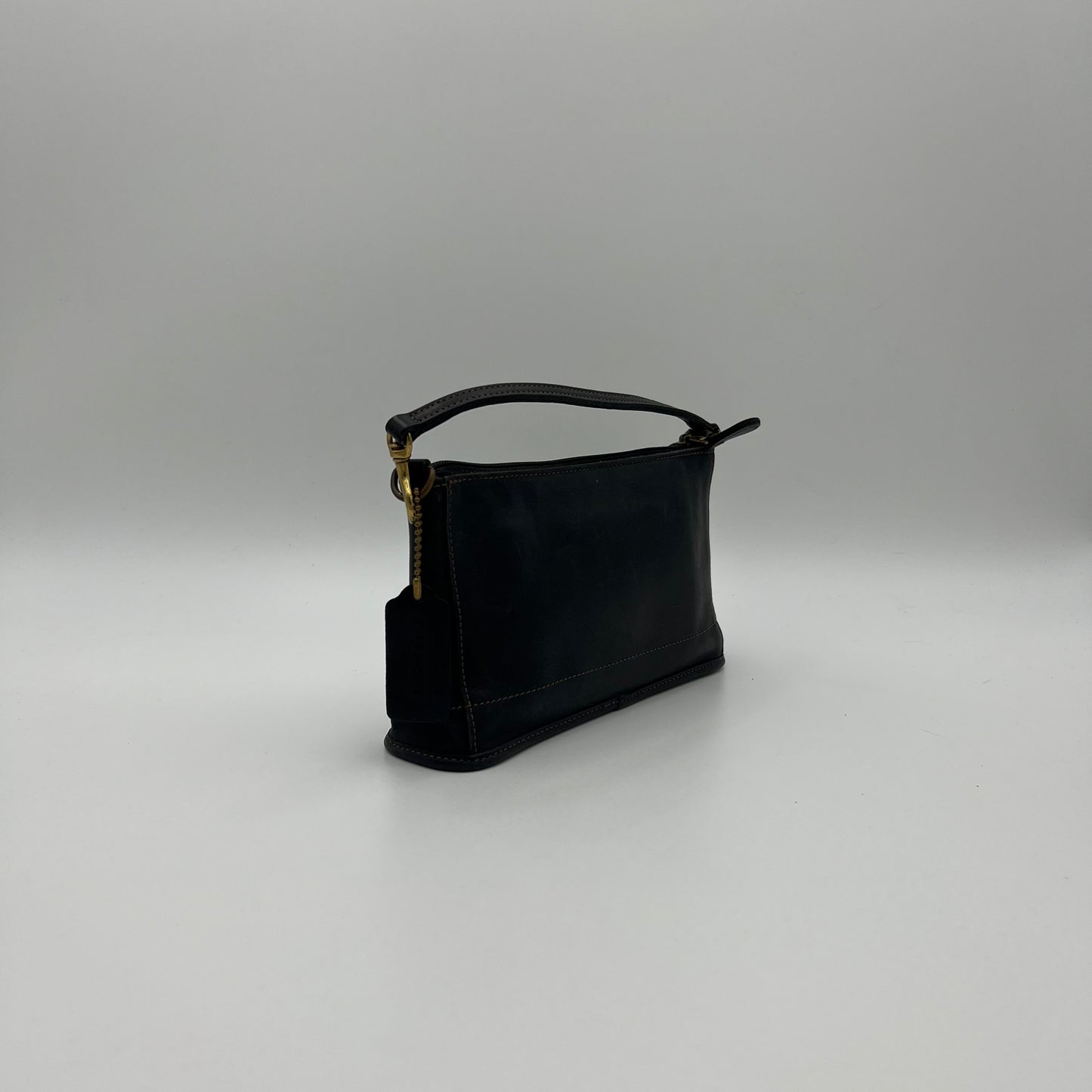 Coach Vintage Black Leather 9311 Pochette