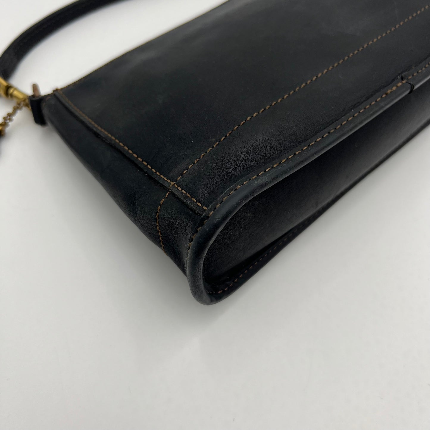 Coach Vintage Black Leather 9311 Pochette