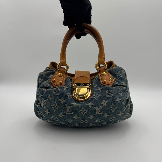 Louis Vuitton Blue Monogram Denim Pleaty Bag