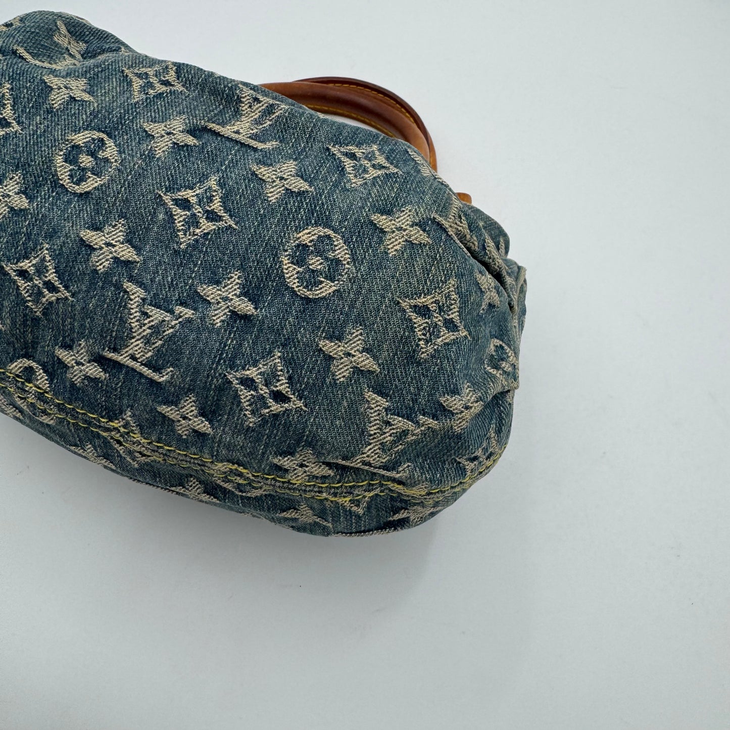 Louis Vuitton Blue Monogram Denim Pleaty Bag