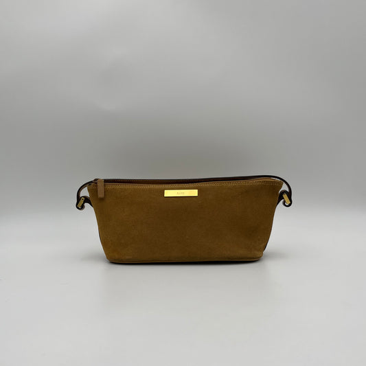 Gucci Yellow Suede Boat Pochette
