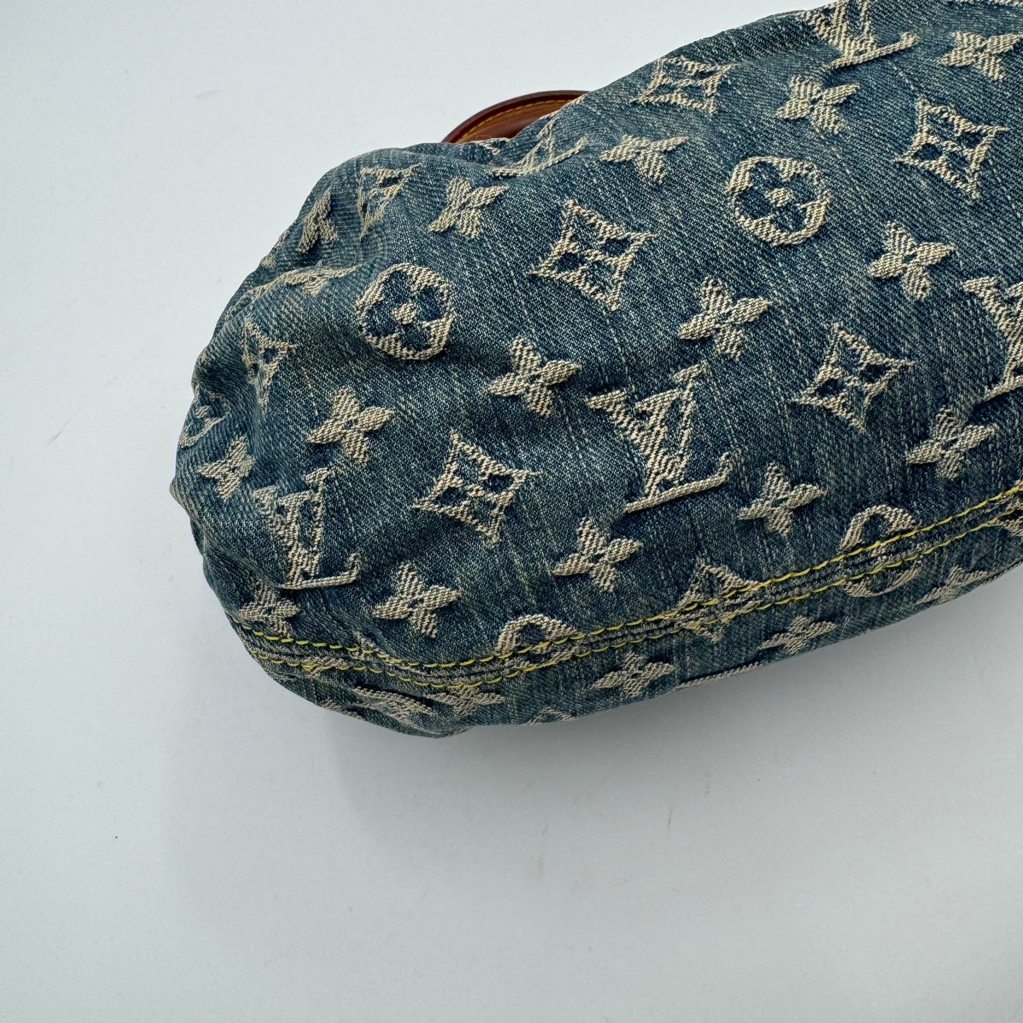 Louis Vuitton Blue Monogram Denim Pleaty Bag