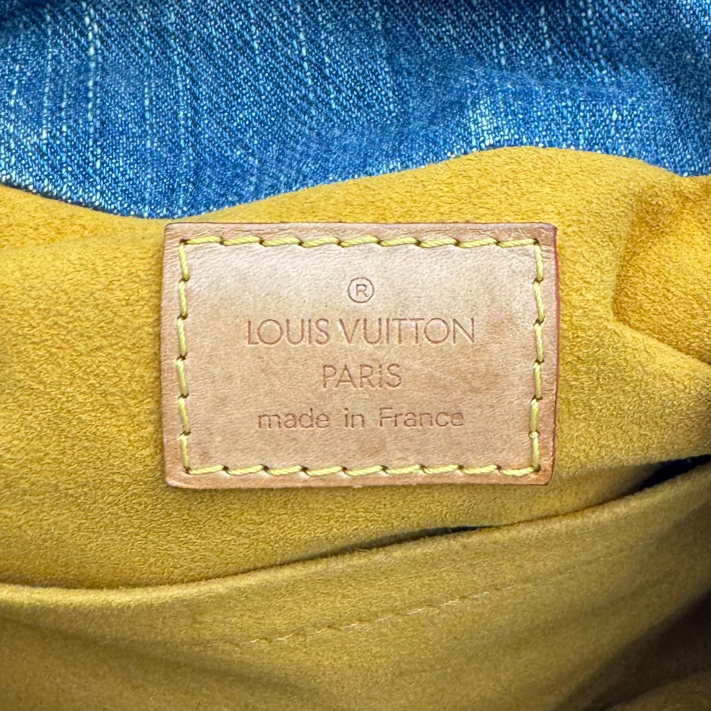 Louis Vuitton Blue Monogram Denim Pleaty Bag