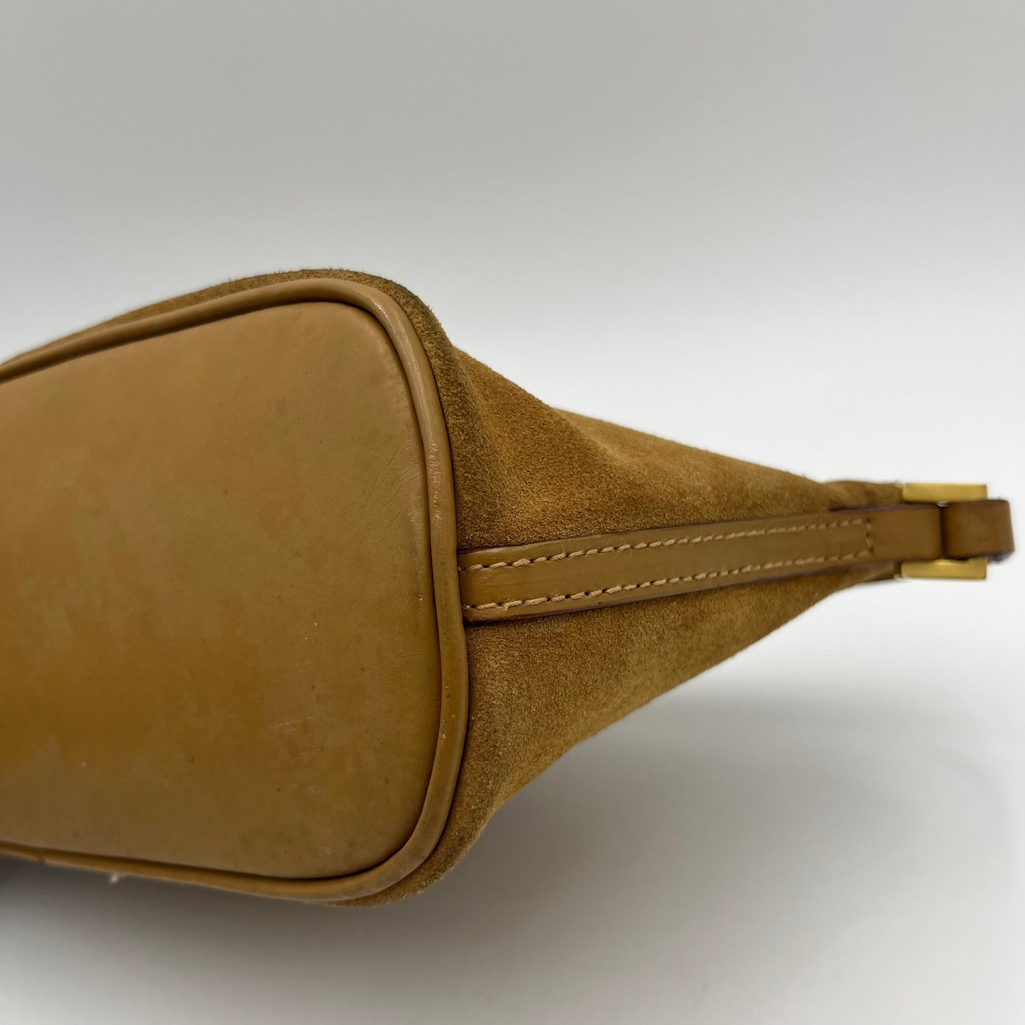 Gucci Yellow Suede Boat Pochette